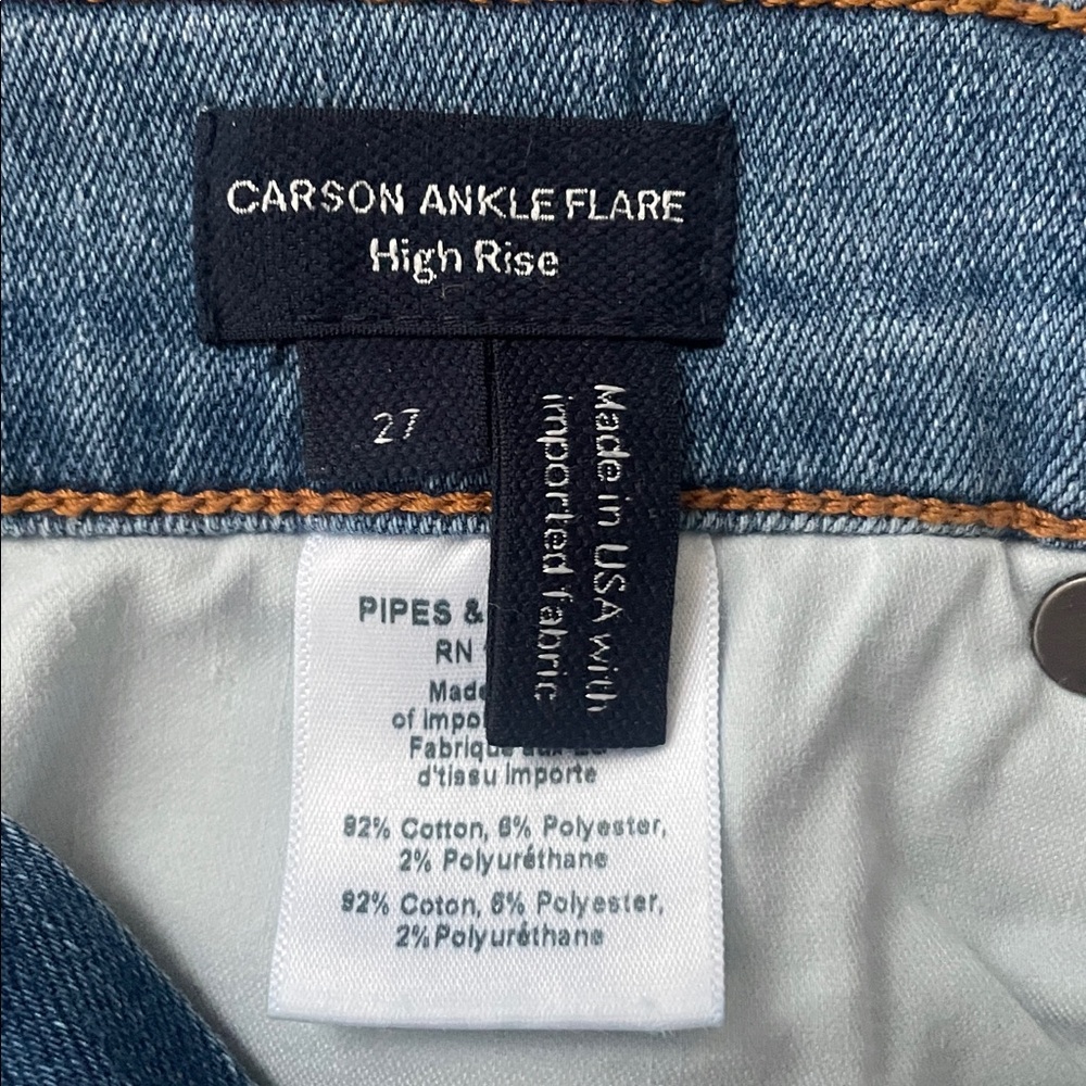 Veronica Beard Carson high rise kick flare jeans - Picture 5 of 6